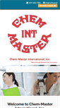 Mobile Screenshot of chemmasterint.com